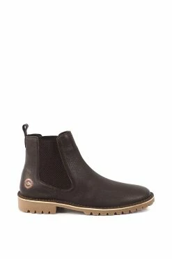 Lambretta Men's 'Lynx' Brown Leather Chelsea Boot