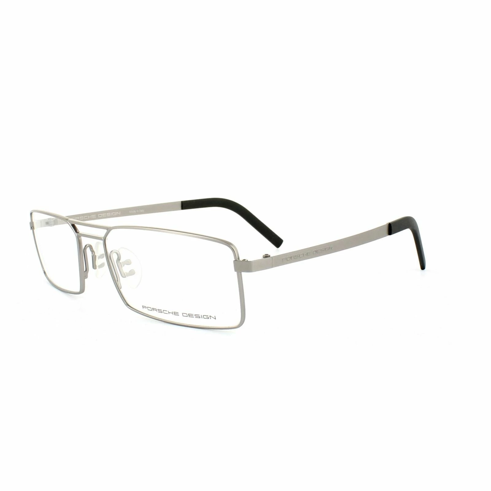 Porsche Design Rectangular Light Gun Mens Glasses Frames - Grey 4 Porsche Design Rectangular Light Gun Mens Glasses Frames - Grey - Image 2