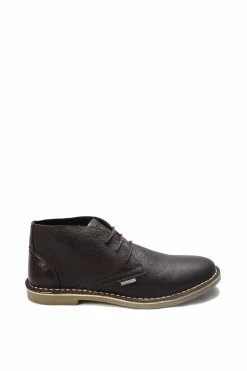 Lambretta Men's 'Chiswick Leather' Brown Desert Boot