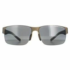 Porsche Design Rectangle Mens Gold Grey P8573