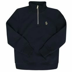 Boy's Luke 1977 Junior Higgs Zip Sweat in Black