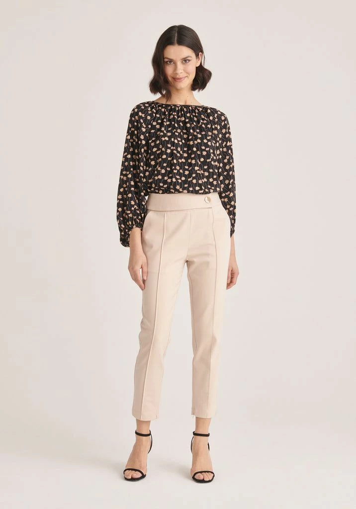 Paisie Floral Top with Balloon Sleeves - Multicolour 4 Paisie Floral Top with Balloon Sleeves - Multicolour - Image 2