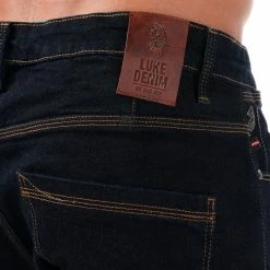 Men's Luke 1977 Freddie Fast Jeans in Indigo - Purple -Cheap Paisie Sales Store m420505a indigo 5