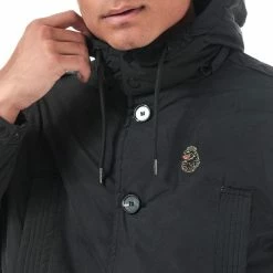 Men's Luke 1977 New Orleans Long Coat in Black -Cheap Paisie Sales Store m560718 black 4