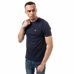 Men's Luke 1977 Trousersnake Crew Neck T-Shirt in Navy - Blue
