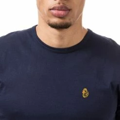 Men's Luke 1977 Trousersnake Crew Neck T-Shirt in Navy - Blue -Cheap Paisie Sales Store zm30211ue navy 3