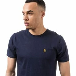 Men's Luke 1977 Trousersnake Crew Neck T-Shirt in Navy - Blue -Cheap Paisie Sales Store zm30211ue navy 4