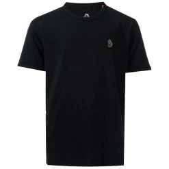 Boy's Luke 1977 Junior Trouser Snake Crew T-Shirt in Black